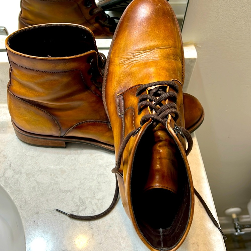 MAGNANNI marcelo leather boots size size 12